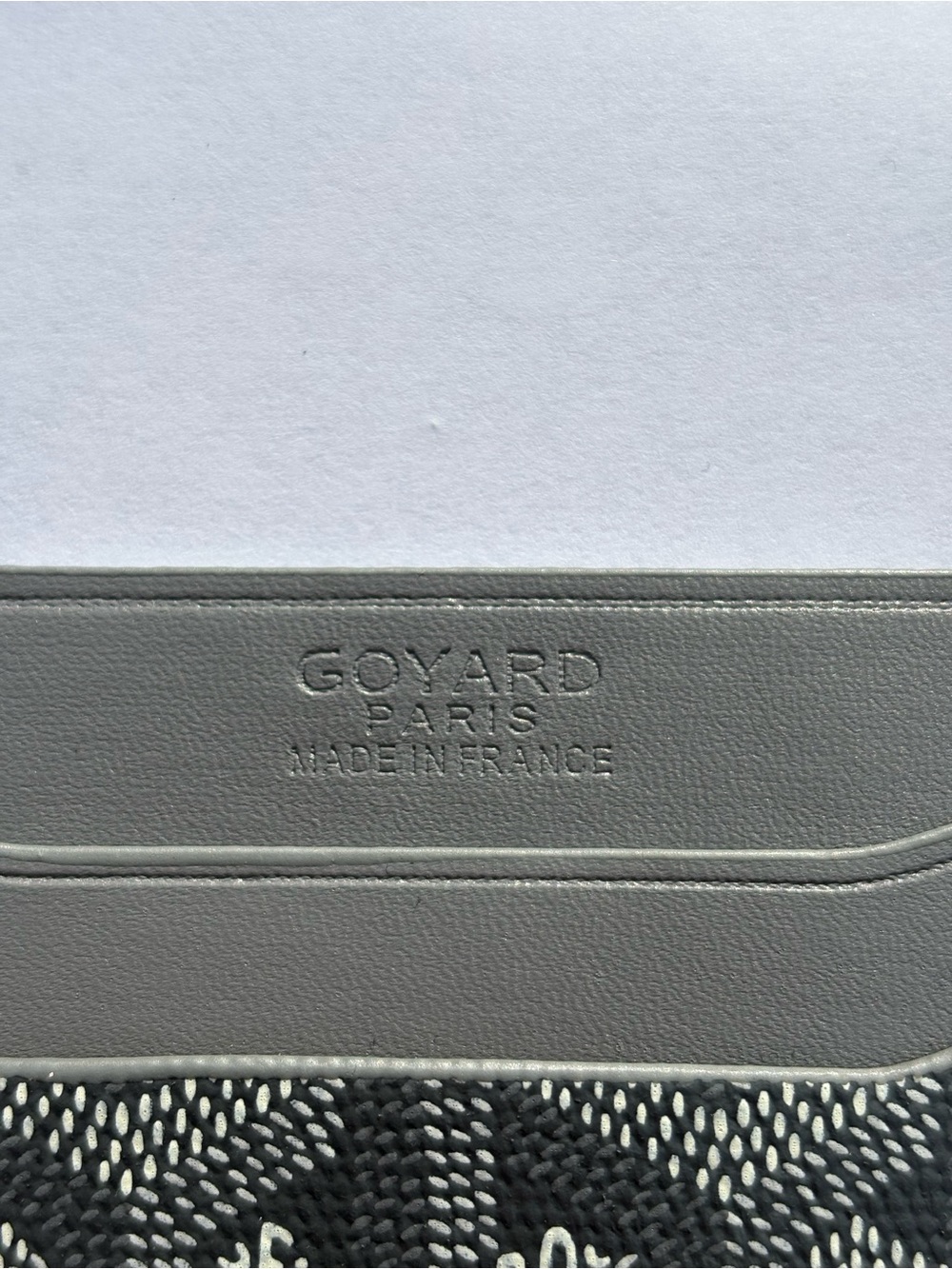 Goyard Gray and Black Goyardine Card Holder - Picture 3 of 10